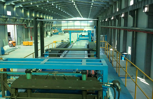  Continuous PU sandwich panel production line